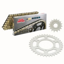 DT125 Chain and Sprocket Kit JT 428 HRO Gold Yamaha DT125 LC 1 1985