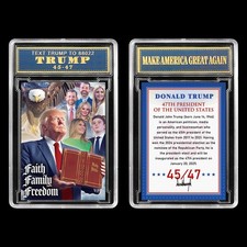 Donald Trump JD Vance Collectors Trading Card...