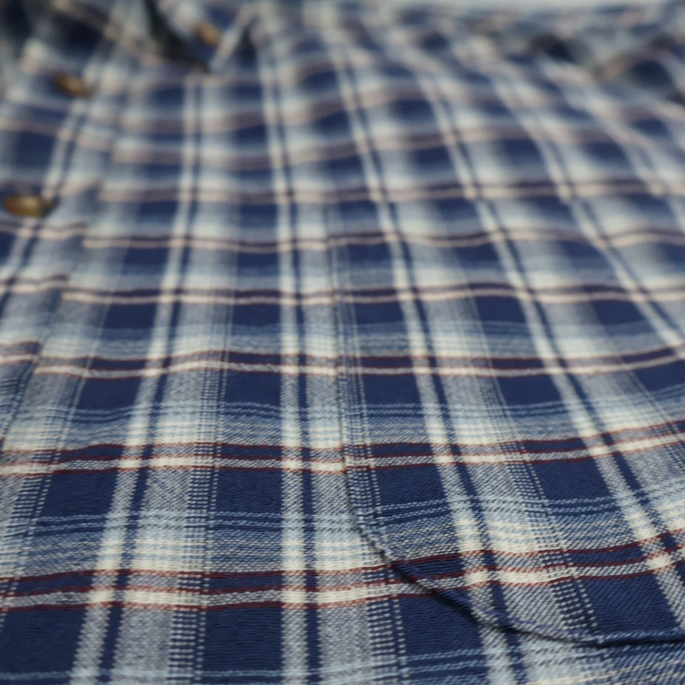 Pendleton Shirt Mens Medium Plaid Button Down Sir Pendleton Flannel Wool - Image 3 of 4