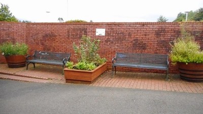 Photo 6x4 Community Food Growing Space Milngavie Some large containers, p c2017