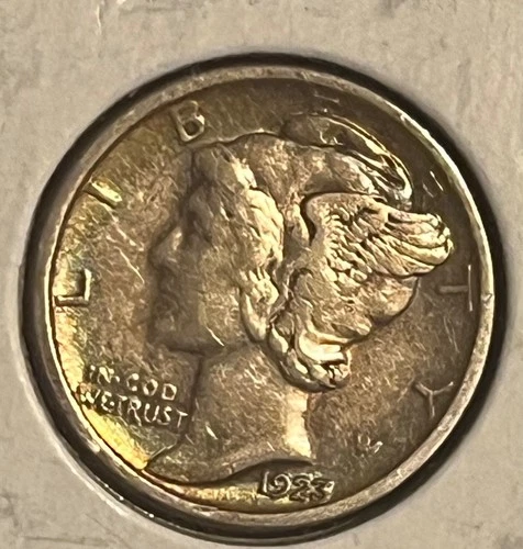 1923-s Mercury Dime  ,  EF. better date & grade