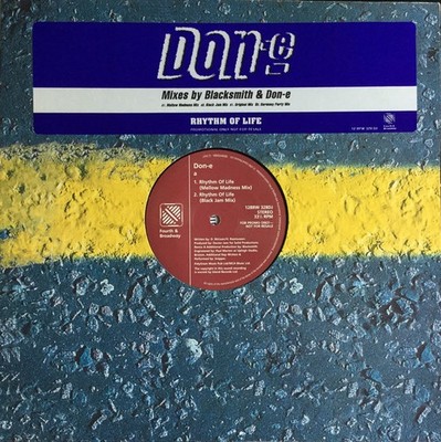 DON-E - Rhythm Of Life - Used Vinyl Record 12 - Promo - F7441z