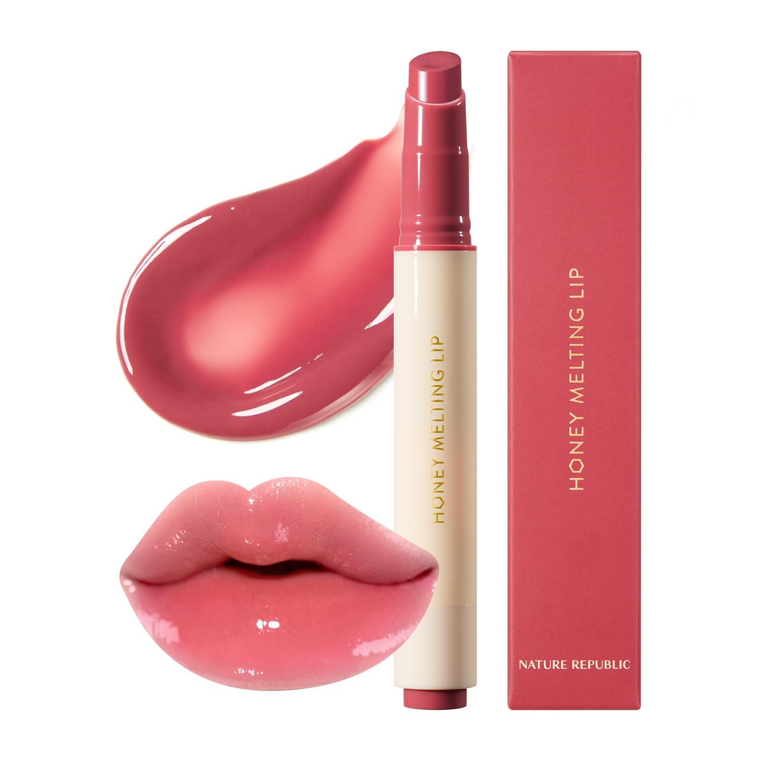 HONEY MELTING LIP (03 BERRY) SOFT LIP STICK, Hydrating Gloss, Moisturizing Balms