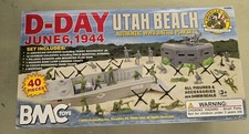BMC D-Day Utah Beach WWII Battle 40 Piece Playset NEW OPEN BOX