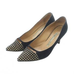 PELLICO Pumps Black Houndstooth Pattern Switching… - image 9