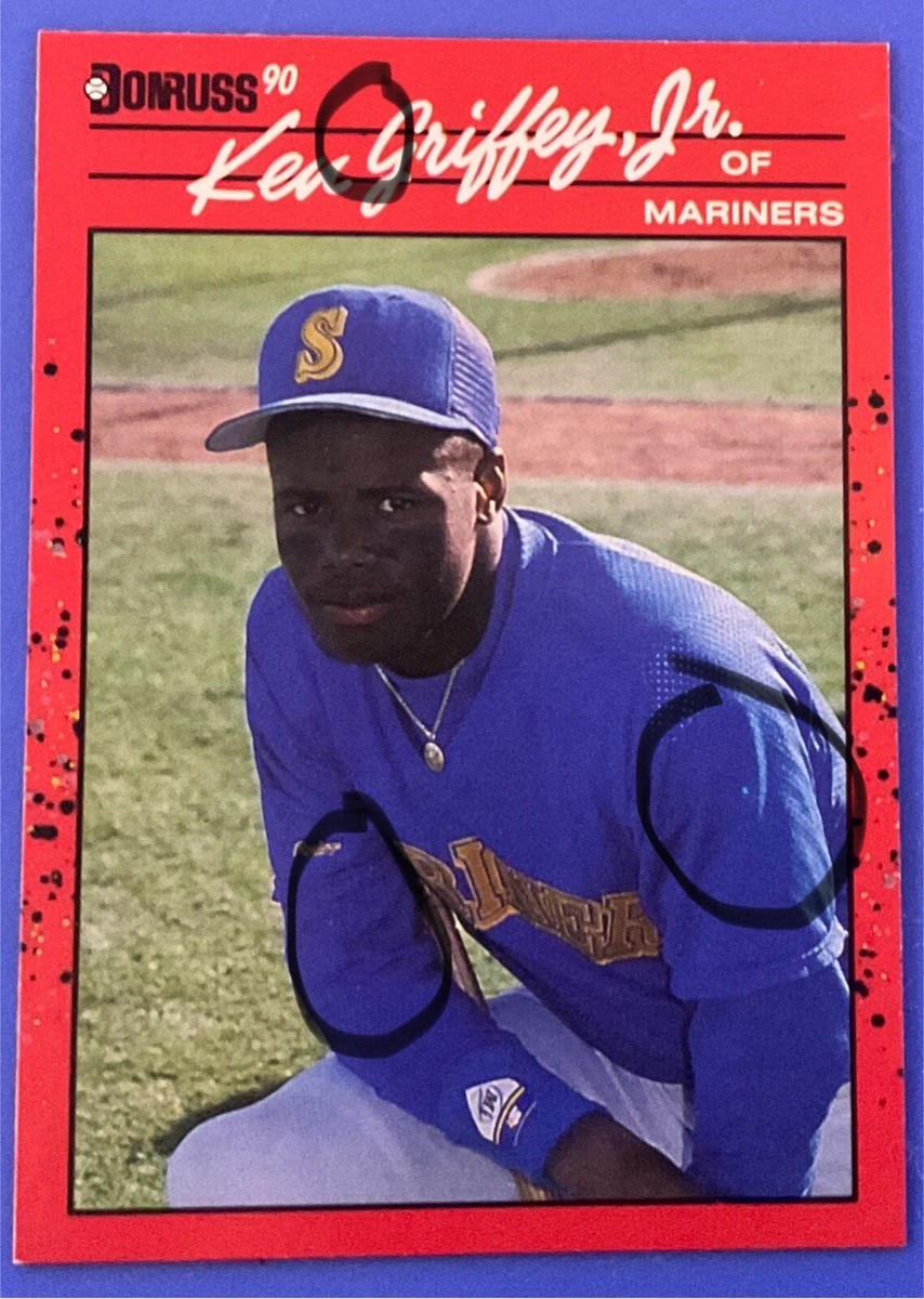 1990 Donruss Ken Griffey Jr. #365 Multiple Misprint And Error Card