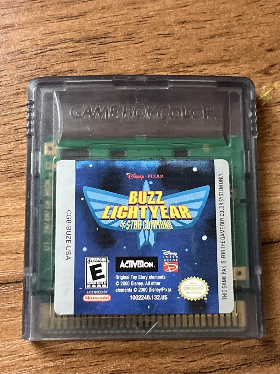 Buzz Lightyear of Star Command Nintendo Game Boy Color GameBoy