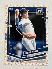 FRANK VIOLA Twins 2023 Panini Donruss Baseball ON FIRE Parallel # 1/75