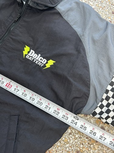 Vintage AC DELCO BATTERY 90’s Checkerboard Windbreaker Jacket ADULT MEDIUM Neu mit Etikett - Bild 9 von 13