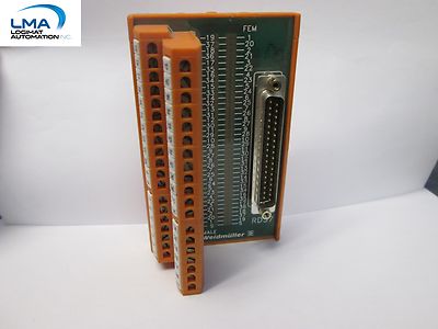 WEIDMULLER RD37 TERMINAL BLOCK DIN RAIL 37 MALE PIN D-SOCKET
