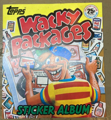 Topps WACKY PACKAGES Sticker Album 1982 NEW UNUSED Empty
