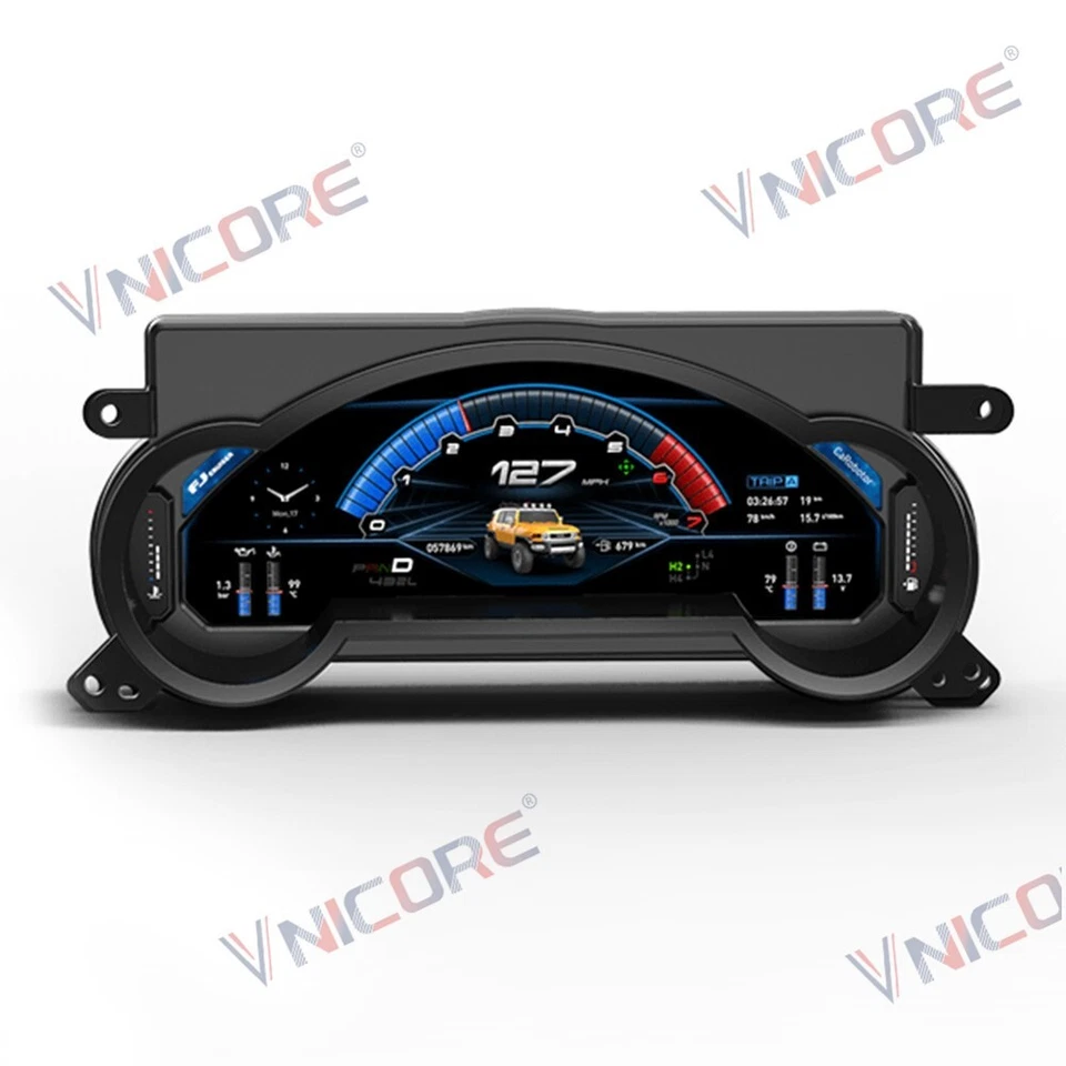 Panel digital LCD de 12,3 pulgadas cabina virtual para Toyota FJ Cruiser 07-23 Foto 4 de 4