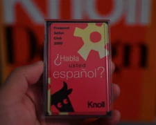 vintage Knoll Studio Frequent Seller Club 2000 Spanish French  Learning Deck 