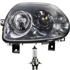 Faro Sinistro Per Renault Clio II 2 Anno 98-01 Inclusi Osram H7+HB3+DE Chiaro