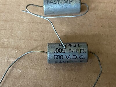 Condensatore Astron .01uf 600V Condensatore Vintage Astron .01 Uf 600V - Per Amplificatori Chitarra, Tono Senape, NOS Marshall Acton - Foto 7