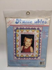 Vintage Dimensions Frame-ables MY GRANDCHILD Frame Counted Cross Stitch Kit 1992