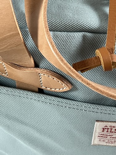 FILSON RUGGED TWILL TOTE BAG WITH ZIPPER LAKE GREEN NWT LIMITED EDITION LAST ONE - Picture 9 of 19