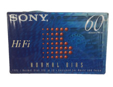 Sony HiFi Normal Bias Type I - 60 Minute Cassette - C-6OHFB - New
