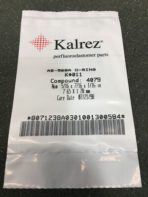 KALREZ AS-568A O-RING K#011, COMPOUND 4079, 120384