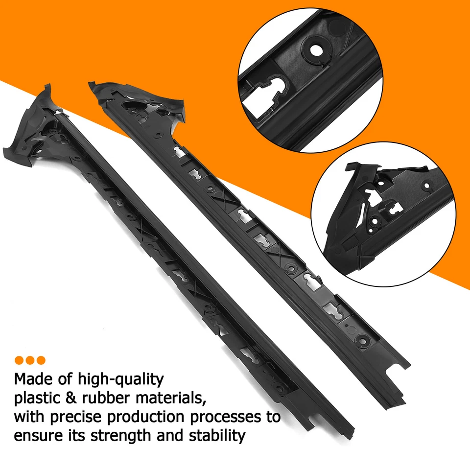 Moldura interior de pilar parabrisas lado derecho e izquierdo para Ford Explorer 2011-2019 Foto 3 de 4