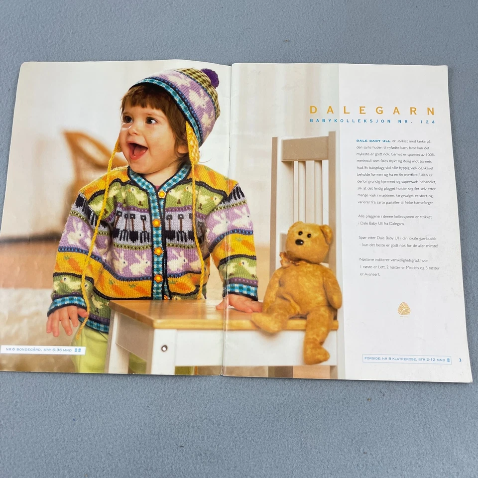 Dale of Norway Baby book No. 124 Knitting Patterns - Image 4 of 4