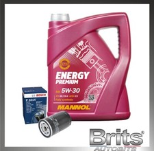 BOSCH SERVICE KIT FOR AUDI TT 1.8 TURBO MK1 2000-2005 - OIL FILTER & 5L OIL 5W30