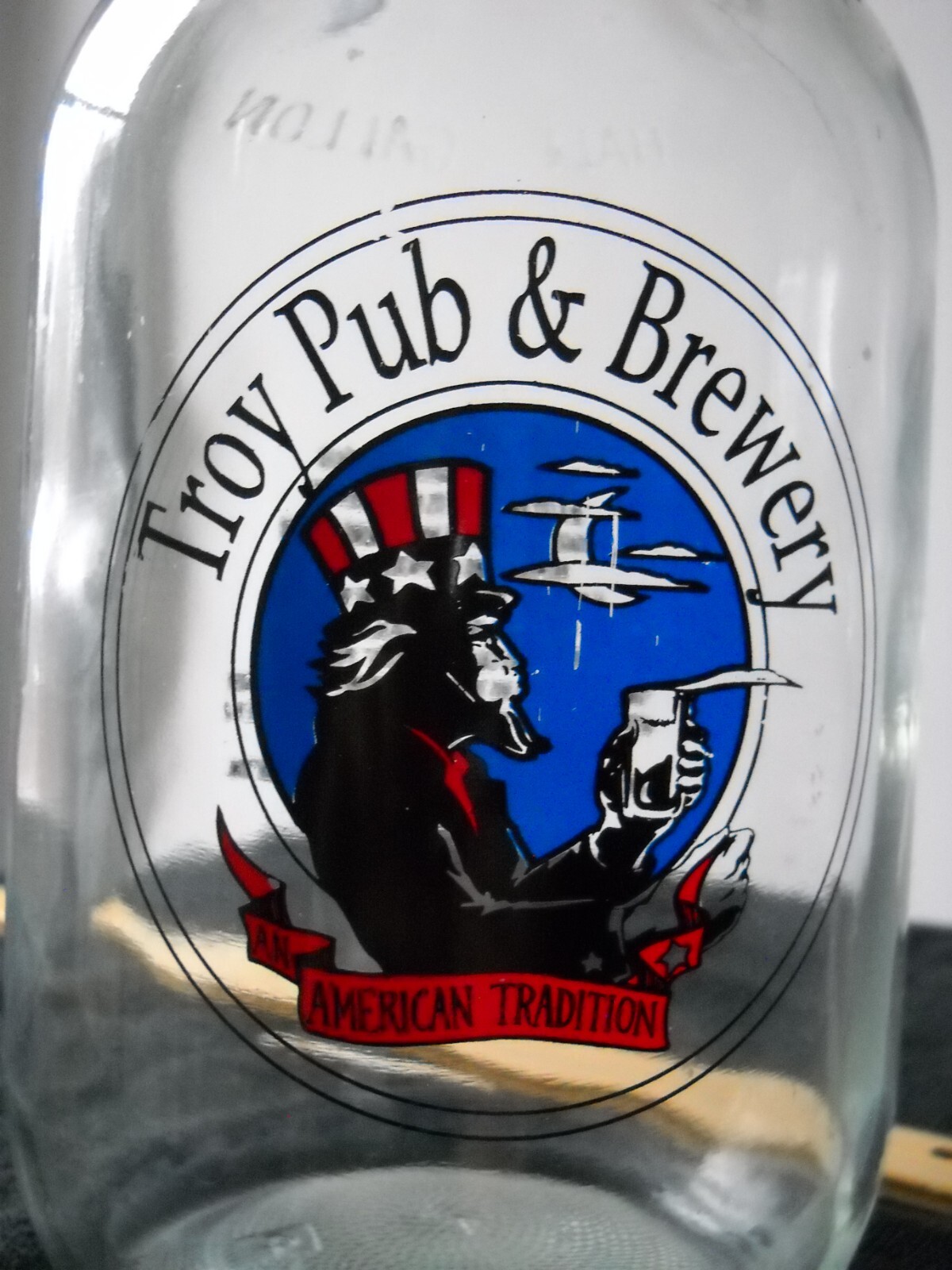 Troy Pub & Brewery Brown's Brewing Co. Troy NY Growler, Match Book