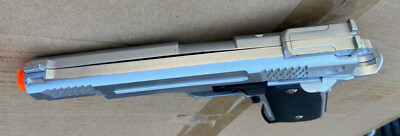 Metal Body & Metal Magazine Airsoft Spring Pistol M945 Silver | eBay