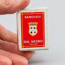 Carte da gioco Genovesi MIGNON mini - Dal Negro Treviso - vintage 1990 - nuove
