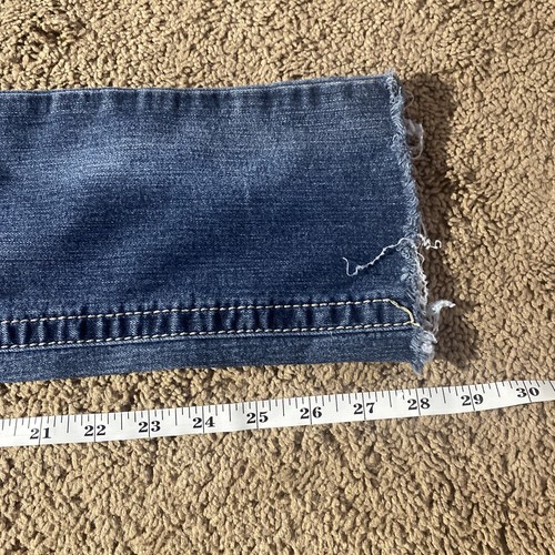 jeans skinny ariya lavaggio medio invecchiato orlo grezzo junior donna taglia 3/4 - Foto 9 di 20