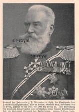General Alexander von Spitz - Infanterie - Deutscher Kriegerbund - 1910 ~8x12cm