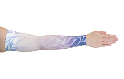 INSPIRATION Compression Sleeve by LYMPHEDIVAS, Gauntlet Option, ANY SZ/LEVEL New