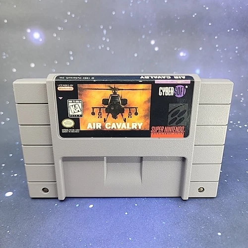 Air Cavalry (Super Nintendo) SNES Video Game Cartridge Only - Rare - Tested!