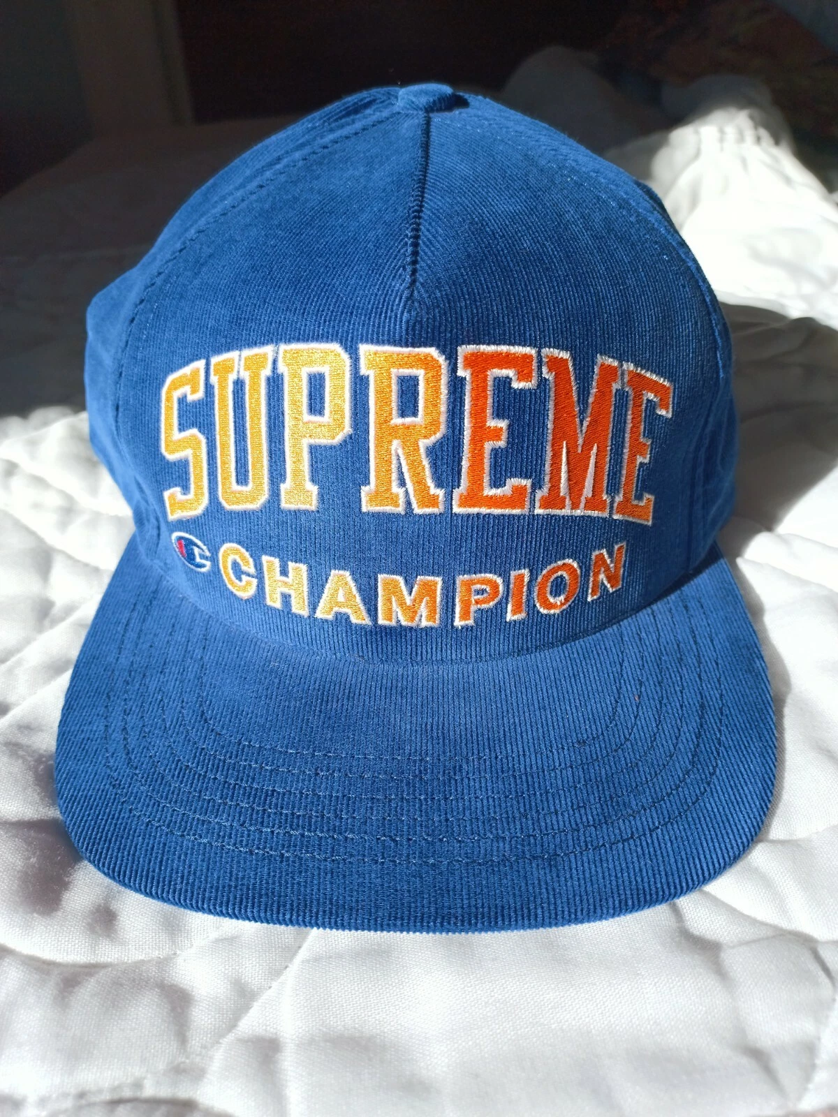 Chapeau Supreme X Champion « Knicks » SS17 