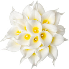 20Pcs Real Touch Calla Lily Flowers for DIY Wedding Bouquet  Home Decor
