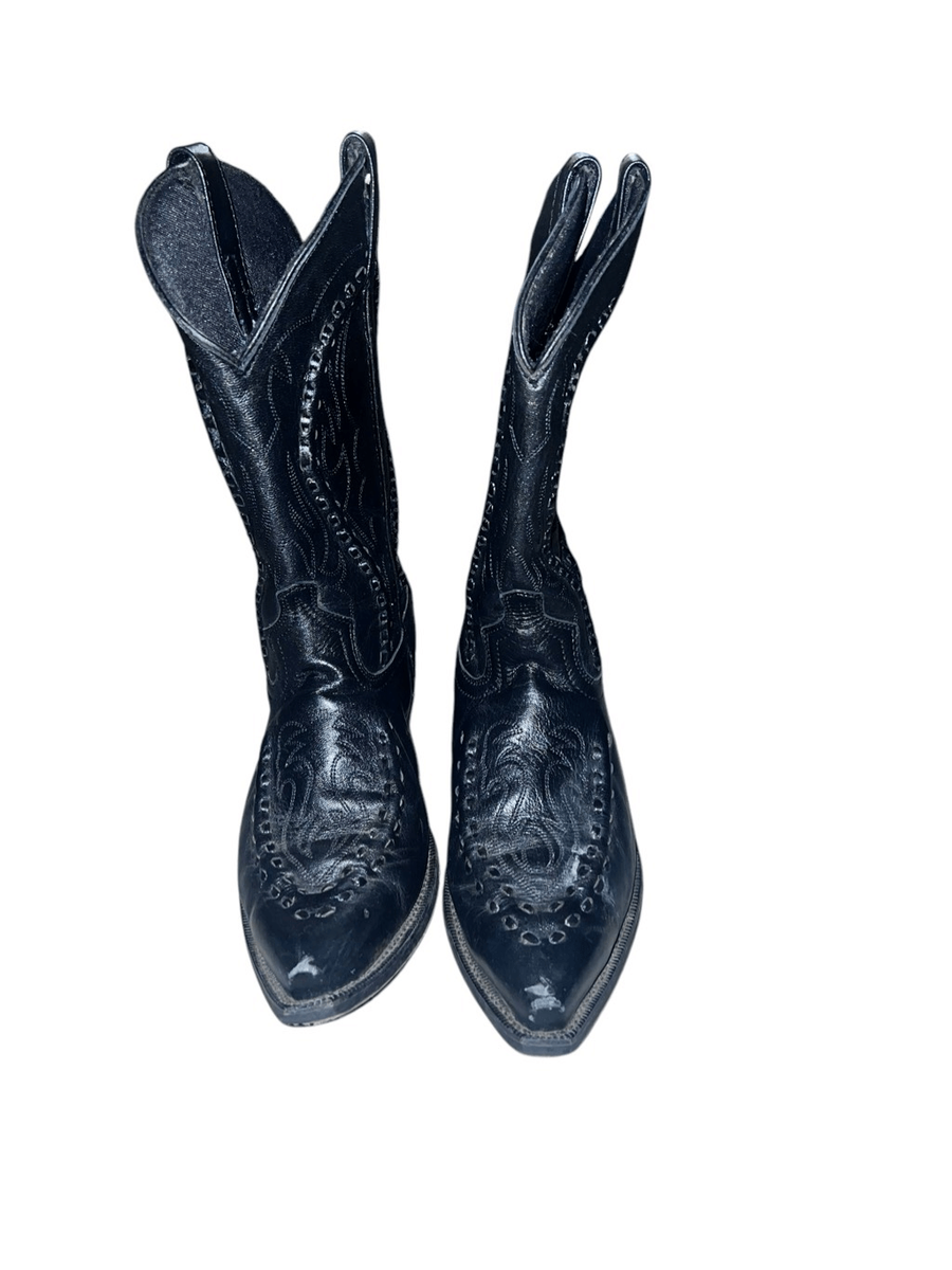 LAREDO MENS SZ 9.5 GENUINE LEATHER COWBOY BOOTS Laredo Men main image 3