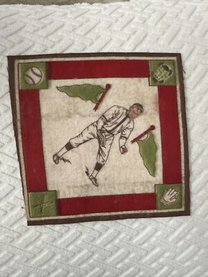 1914 B-18 Baseball Tobacco Felt Blanket Ainsmith White Infield Washington