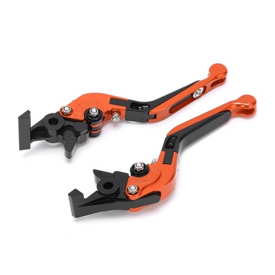 Motorcycle Brake Clutch Lever 1 Pair Left and Right Adjustable Brake Handles ...