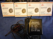 4 Stück ROLUX LED Möbel Einbauleuchte 12V  flach 3W Luna 3200 K Warmweiß