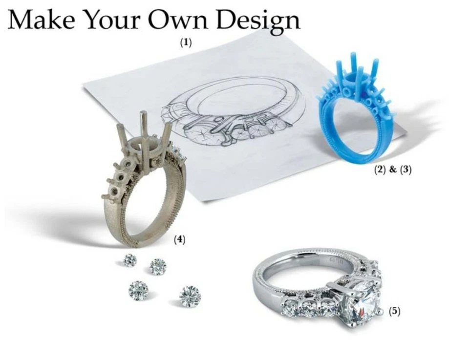 Brazalete de tenis para boda de 7 pulgadas de corte redondo de 5 quilates de oro blanco sólido de 14K para mujer Foto 4 de 4