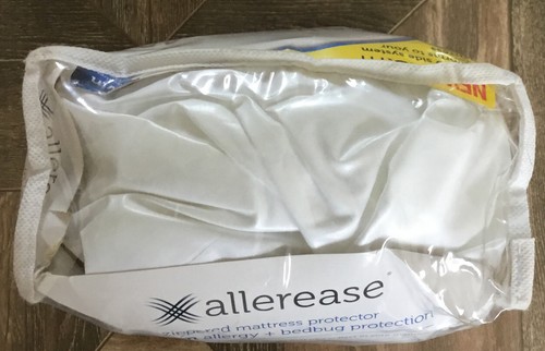 allerease maximum allergy & bedbug zippered mattress protector