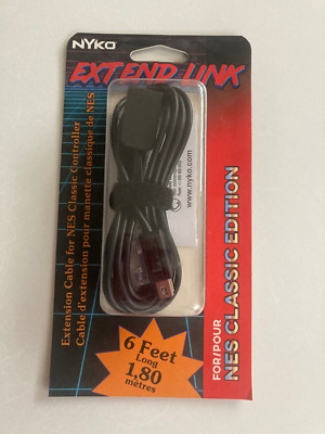 Nyko NES Classic Controller Verlängerungskabel Extension Cable 1,80 m NEU und OV