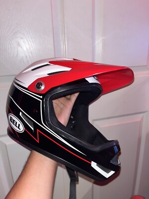 Bell Sanction | Full Face Helmet Size Medium Red, Black And White