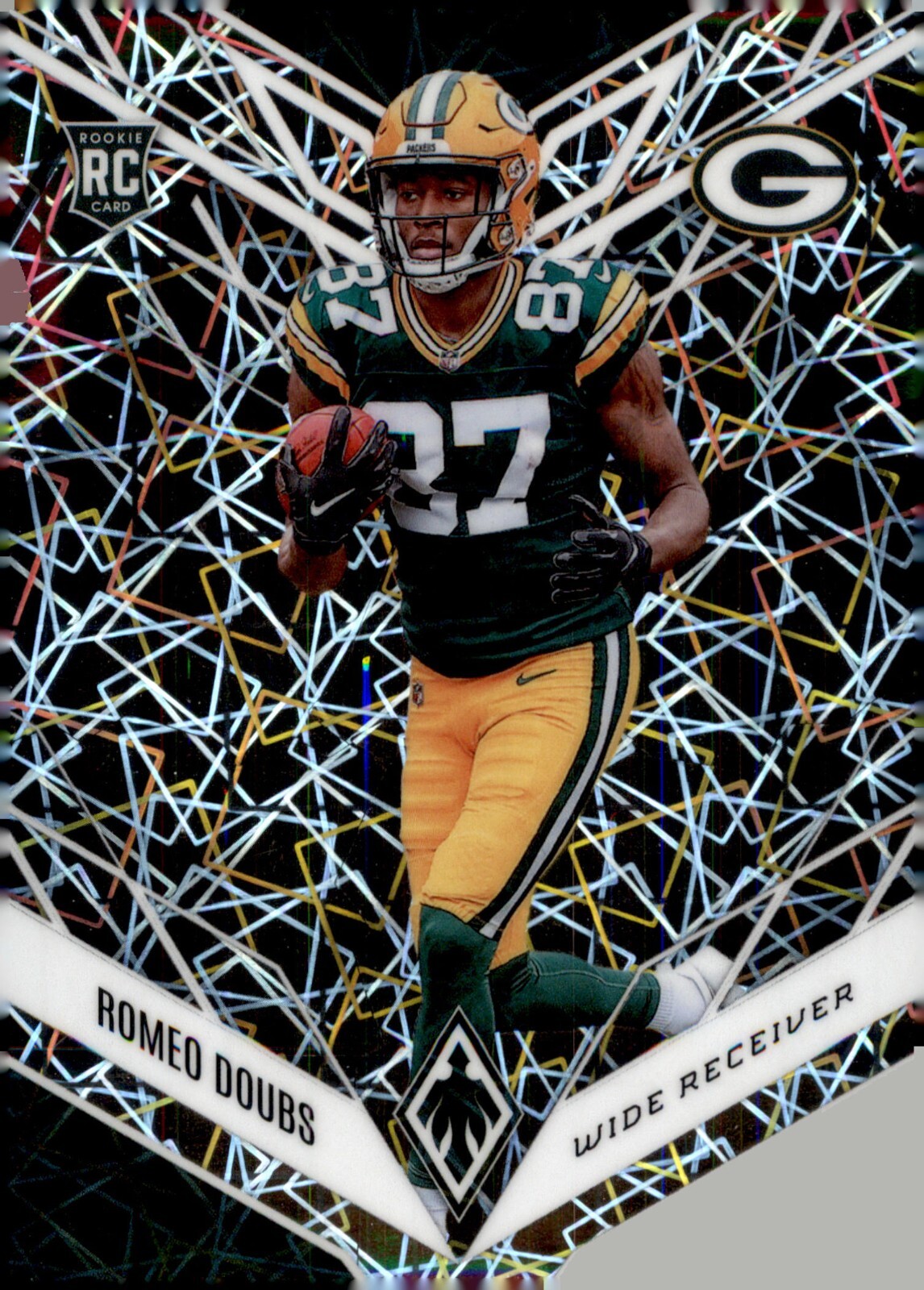 2022 Panini Phoenix Silver Lazer #135 Romeo Doubs (RC)