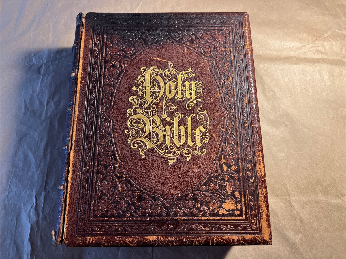 HOLY BIBLE 1868 OLD & NEW TESTAMENTS William Harding Royal Edition