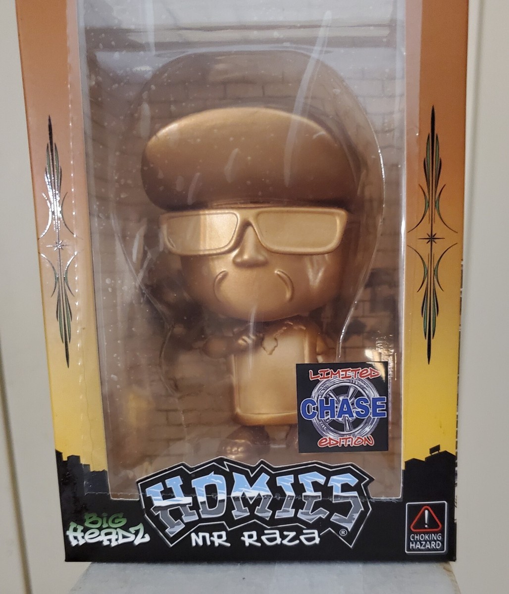 HOMIES BIG HEADZ 2 MR. RAZA GOLD CHASE FIGURE ONLY 300 MADE DGA