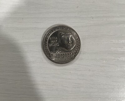 Anna May Wong quarter rare 25c Error coin  IN COD WE TRUST 