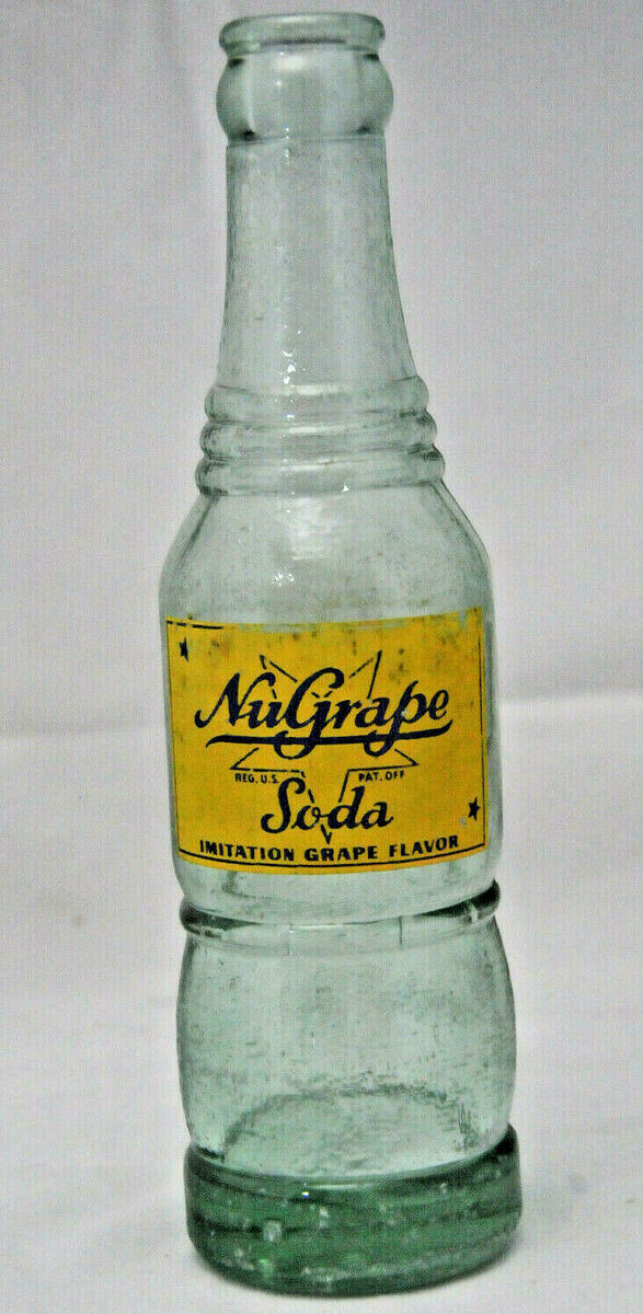 Rare 1948 Heavy NuGrape 6 Oz Soda Pop Bottle B D E Beverage Rare 1948 Heavy NuGrape 6 Oz Soda Pop Bottle B D E Beverage