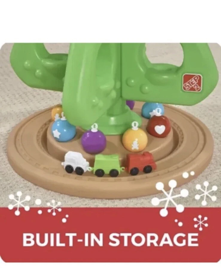 Step2 Mi Primer Árbol de Navidad con Adorno Tren Set 18 Meses + Niños Nuevo Foto 4 de 4