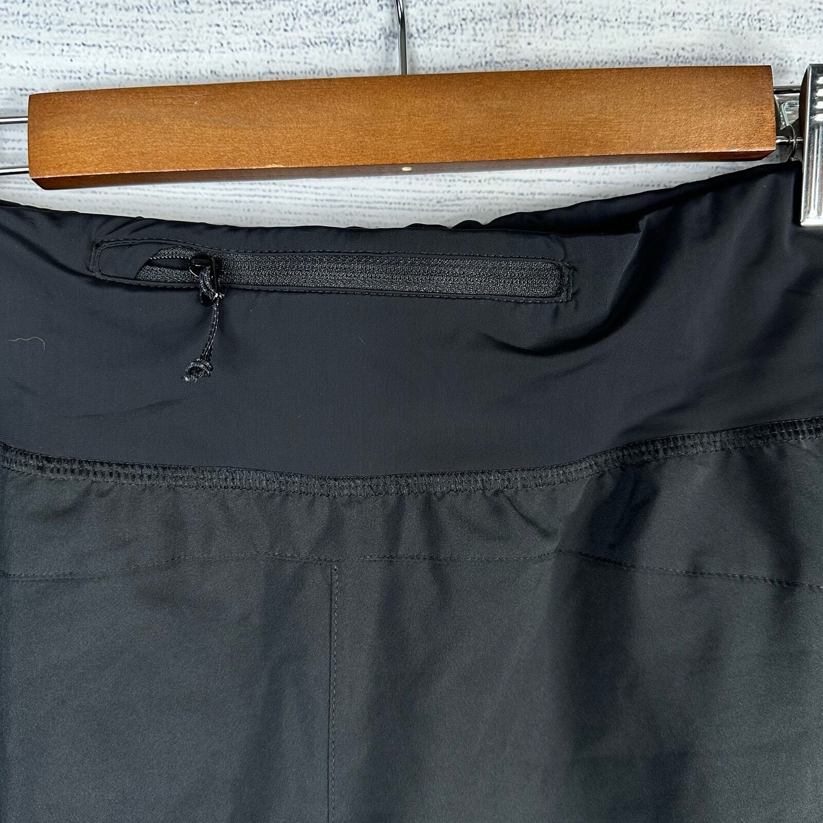 Pantaloncini da trekking Salomon da donna Elevate Black Running Activewear taglia XL Active Dry